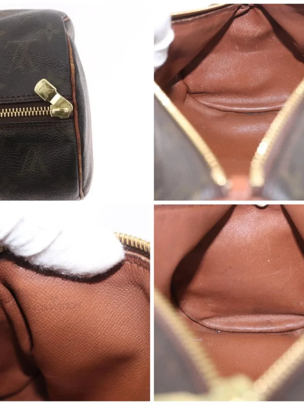 LOUIS VUITTON Monogram Papillon 30 Hand Bag M51385 LV Auth 189848